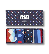 Thumbnail for Happy Socks 3-Pack Classic Navy Geschenkbox farbenfrohe und fröhliche Socken für Männer und Frauen im Sale