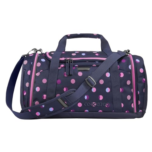 coocazoo Sporttasche „Reflective Moons“, lila, reflektierend, Hauptfach, Nasswäschefach, Seitentasche, Reflektoren, 20 Liter, ab der 3. Klasse im Sale