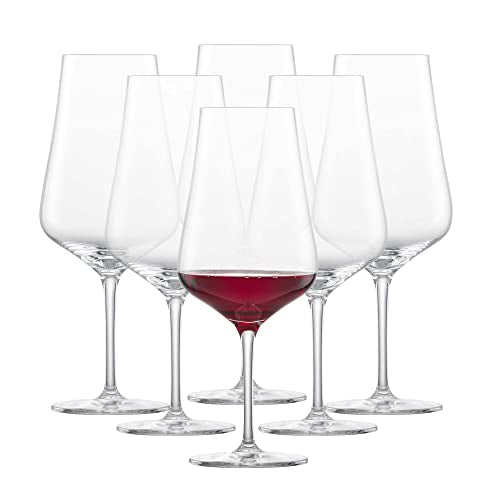 SCHOTT ZWIESEL Bordeaux Rotweinglas Fine (6er-Set), stilvolle Bordeauxgläser für Rotwein, spülmaschinenfeste Tritan-Kristallgläser, Made in Germany (Art.-Nr. 113767) im Sale
