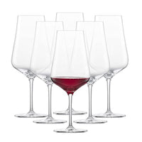 Thumbnail for SCHOTT ZWIESEL Bordeaux Rotweinglas Fine (6er-Set), stilvolle Bordeauxgläser für Rotwein, spülmaschinenfeste Tritan-Kristallgläser, Made in Germany (Art.-Nr. 113767) im Sale