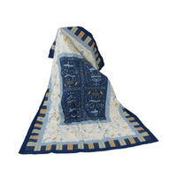 Thumbnail for Bassetti OPLONTIS plaid, blue, 135x190 cm on sale