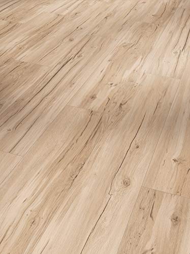 Parador Designboden Vinyl Basic 5.3 Eiche Memory geschliffen Gebürstete Struktur Landhausdiele 4-seitige Fase im Sale