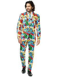 Thumbnail for Opposuits Superhero Anzug für Herren besteht aus Sakko, Hose und Krawatte - Harry Potter, The Joker, Dark Knight, Spiderman & Marvel, Marvel Comics, 52 im Sale