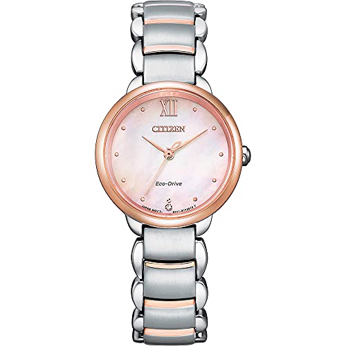 CITIZEN Women's Analog Quartz Watch with Stainless Steel Bracelet EM0924-85Y on Sale