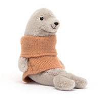 Thumbnail for Jellycat Cozy Crew Seal Plüsch-Dekoration zum Sammeln im Sale