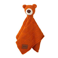 Thumbnail for SIGIKID 39632 Strick-Schnuffeltuch Bär Knitted Love, kuschelweiches Schmusetuch aus Baumwollstrick Einschlafhilfe und Tröster für Babys & Kinder von 0-36 Monaten, Orange, 40x40x7 cm im Sale