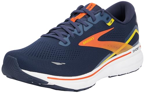 Brooks Herren Ghost 15 Sneaker, Peacoat Red Yellow, 46.5 EU im Sale