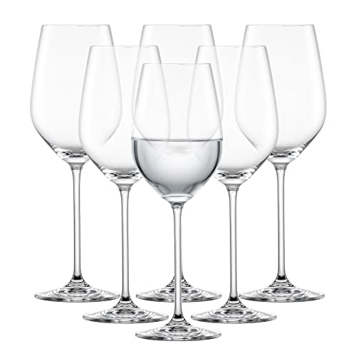 SCHOTT ZWIESEL Rotweinglas Fortissimo (6er-Set), edle Kristallgläser für Rotwein oder Wasser, spülmaschinenfeste Tritan-Weingläser, Made in Germany (Art.-Nr. 112493) im Sale
