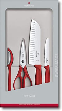 Thumbnail for Victorinox, 6.7131.4G, Swiss Classic, Kitchen Set, Extra Sharp Blade, Red, Made in Switzerland, Dishwasher Safe on Sale