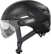 Thumbnail for ABUS Stadthelm Hyban 2.0 ACE - Fahrradhelm mit Visier, Licht und ABS-Hartschale - für Damen und Herren - Gelb, im Sale