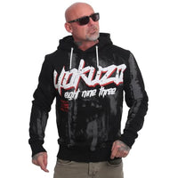Thumbnail for Yakuza Herren Crashed Skull Allover Kapuzenpullover, Schwarz, 3 im Sale