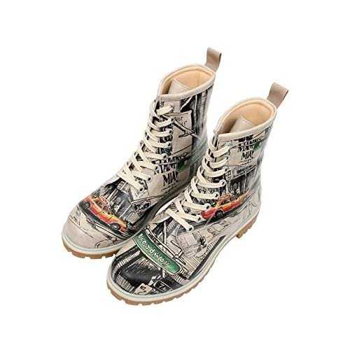 DOGO Damen Long Boots Modische Stiefel, Multicolore, EU im Sale