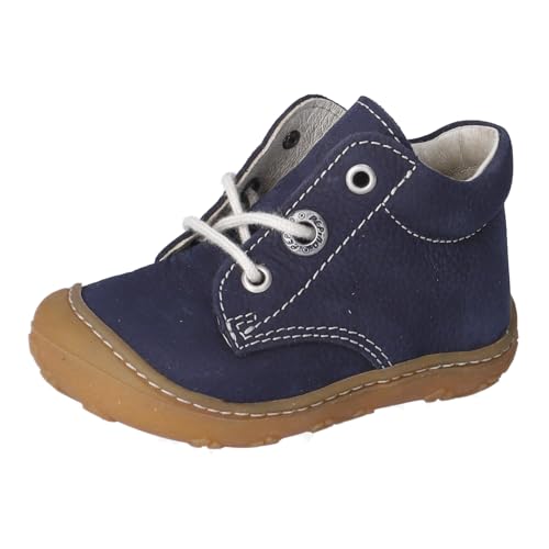 RICOSTA Unisex Stiefel Cory, Baby und Kleinkinder Lauflernschuhe, Weite: Mittel, lose Einlage, terracare, Leder, schnürstiefel, See (170), 22 EU im Sale