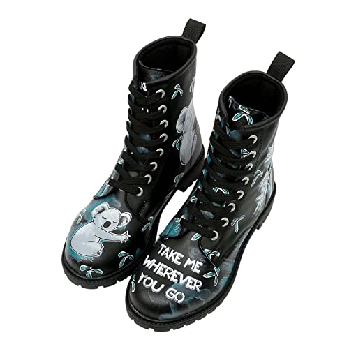 DOGO Vegane Damen Boots Stiefeletten - Koala Hug 37 im Sale