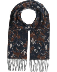 Thumbnail for bugatti Herren Schal mit Camouflage-Muster - 30 x 180 cm - weicher Winterschal für kalte Tage Navy im Sale