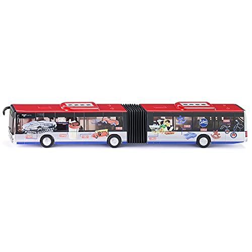 siku 3739, Timeline Gelenkbus 100 Jahre Sieper, 1:50, Limitierte Auflage, Metall/Kunststoff, Multicolor, Bewegliches Knickgelenk im Sale