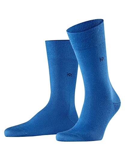 Burlington Herren Socken Leeds SO Baumwolle Wolle einfarbig 1 Paar, Grau (Asphalt Melange 3180), 40-46 im Sale