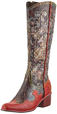 Thumbnail for Laura Vita Damen Gecaio 14 Western Boot, Schwarz, 37 EU im Sale