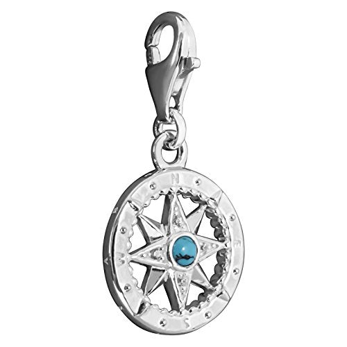 Thomas Sabo Damen Charm-Anhänger Passport Charm Club 925 Sterling Silber 1233-007-17 im Sale