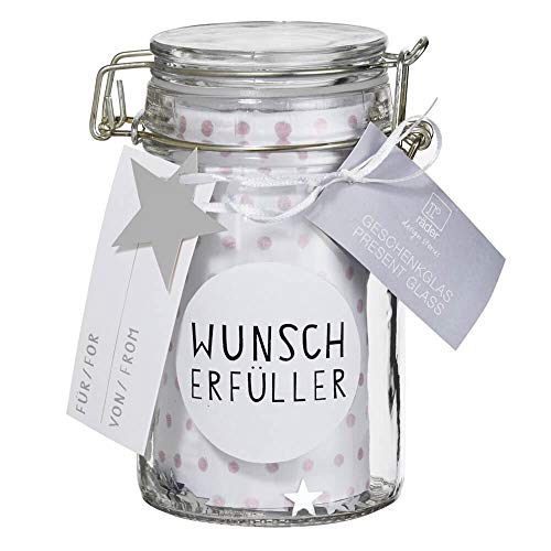Räder Herzstücke Geschenkglas Wunscherfüller im Sale