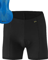Thumbnail for Gonso Sitivo U W, Damen Fahrradunterhose, Passt unter alle Rad-Shorts, Tights mit Sitivo Green Sitzpolster mit Poron-Elementen, Enganliegende Passform, Schwarz/Grün, im Sale
