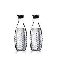 Thumbnail for SodaStream 0,7L Crystal Glaskaraffe | Spülmaschinenfest | Kompatibel mit Crystal & Penguin | Elegantes Design | 2er-Pack, Glas im Sale