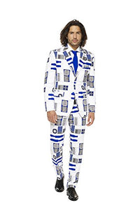 Thumbnail for Opposuits STAR WARSTM Men's Suit - Official R2-D2TM Costume Comes With Pants, Jacket and Tie, R2-d2TM, 52 im Sale