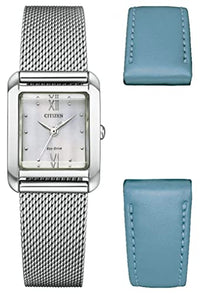 Thumbnail for Citizen Women's Analog Quartz Watch with Stainless Steel Bracelet EW5590-62A on Sale