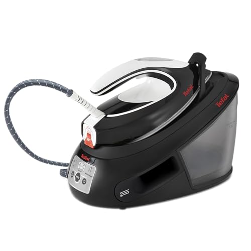 TEFAL SV8055 EXPRESS ANTI-CALC | Removable limescale collector | 450 g/min steam boost | Powerful 6.5 bar pressure | Smart Temp technology | Eco mode | 1.8 l water tank | Black/white on sale