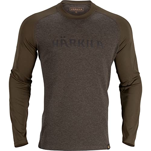 Härkila Metso Langarmshirt, Willow Green, im Sale