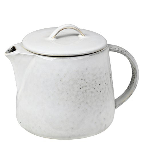 Broste Copenhagen Nordic Sand Teekanne, Steinzeug, 11,6cm, Creme im Sale