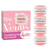 Thumbnail for Gillette Venus Comfortglide Spa Breeze Rasierklingen für Rasierer Damen, 4 Ersatzklingen für Damenrasierer im Sale