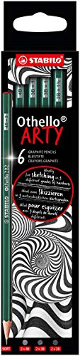 Bleistift - STABILO Othello - ARTY - 6er Pack - Härtegrad weich, jeweils 2x 4B, 3B, 2B im Sale