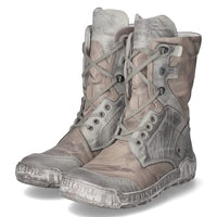 Thumbnail for Krisbut Damen Schnürstiefeletten/Winterstiefeletten Grau Glattleder, im Sale