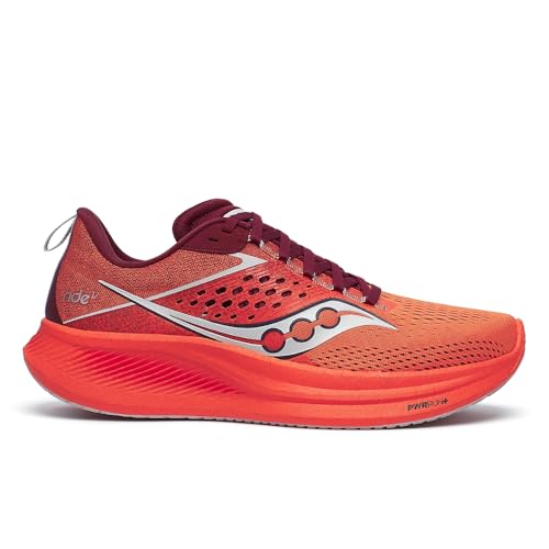 Saucony Herren Ride 17, Pepper/Johannisbeere, EU im Sale