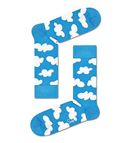 Happy Socks Herren Bewölkte Socken, blau, M/ im Sale