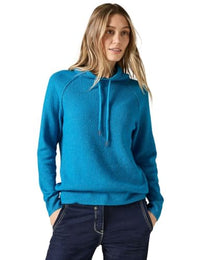 Thumbnail for CECIL Damen B302959 Strukturmix Raglan Pullover, Dynamic Aqua Melange, EU im Sale