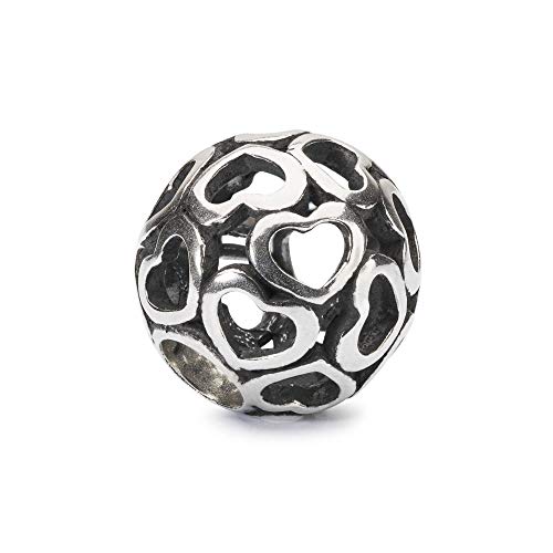Trollbeads Charm Bedeckt mit Liebe aus Sterling-Silber in der Farbe Silber, TAGBE-10201 im Sale