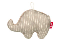 Thumbnail for SIGIKID Elephant Grasping Toy, RedStars Baby Toy, with Rattle: Grasp, Discover, Play, for Babies from Birth, Item No. 42951, Beige-Gray, 13 cm, on Sale
