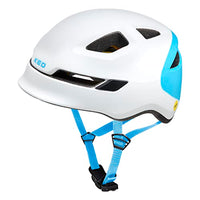Thumbnail for KED Unisex Jugend POP Fahrradhelm, White Blue, | 48-52cm im Sale