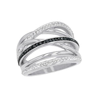 Thumbnail for s.Oliver Ring Edelstahl Damen Ringe, mit Kristall, Silber, Kommt in Schmuck Geschenk Box, im Sale
