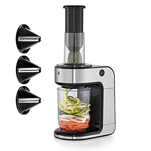 WMF Kult X Gemüsenudeln Spiralschneider elektrisch, Zoodle Maker, Zucchini Nudeln Schneider, 3 Schneideinsätze und Auffangbehälter im Sale