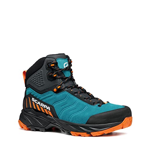 Scarpa Rush TRK GTX, 47.0/47 EU, Pagoda Blue/Mango im Sale