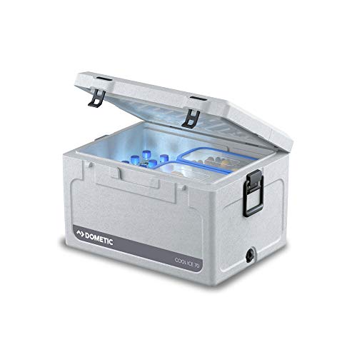 DOMETIC Cool-Ice CI 70, portable passive cooler / ice box, 71 liters, for car, truck, boat or camping, ideal for anglers and hunters