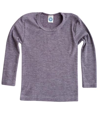 Cosilana, Kinder Unterhemd Langarm, 45% KBA Baumwolle, 35% kbT Wolle, 20% Seide (Natur, 140) im Sale