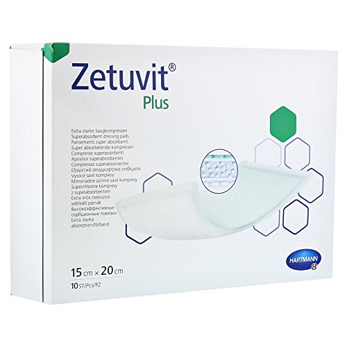 Zetuvit Plus Saugkompressen steril 15 x 20 cm 10 Stück im Sale