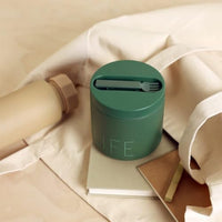 Thumbnail for Design Letters thermal food container with fork | food warming container for cereal cups, yogurt cups, porridge cups to go | 530ml leak-proof lunch box for children and adults to go on sale