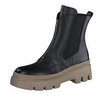 Thumbnail for Paul Green Damen Chelsea-Boots, Frauen Chelsea Boots,halbstiefel,Kurzstiefel,uebergangsschuhe,uebergangsstiefel,flach,Schwarz (Black),42 im Sale