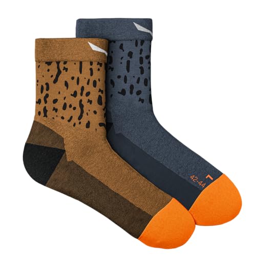 Salewa Mountain Trainer Salamander Merino Quarter Socken Herren, Blau, 42-44 im Sale
