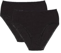 Thumbnail for Only the 2-pack midi briefs multicolored made of cotton stretch underwear underpants basic multipack women on sale